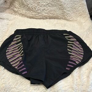 Nike black lined shorts